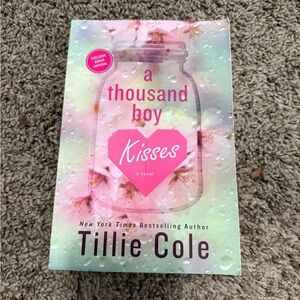 A Thousand Boy Kisses by Tillie Cole - Pastel Pink & Mint Paperback